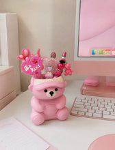 Load image into Gallery viewer, Light pink Bear Cup Pen Holder
